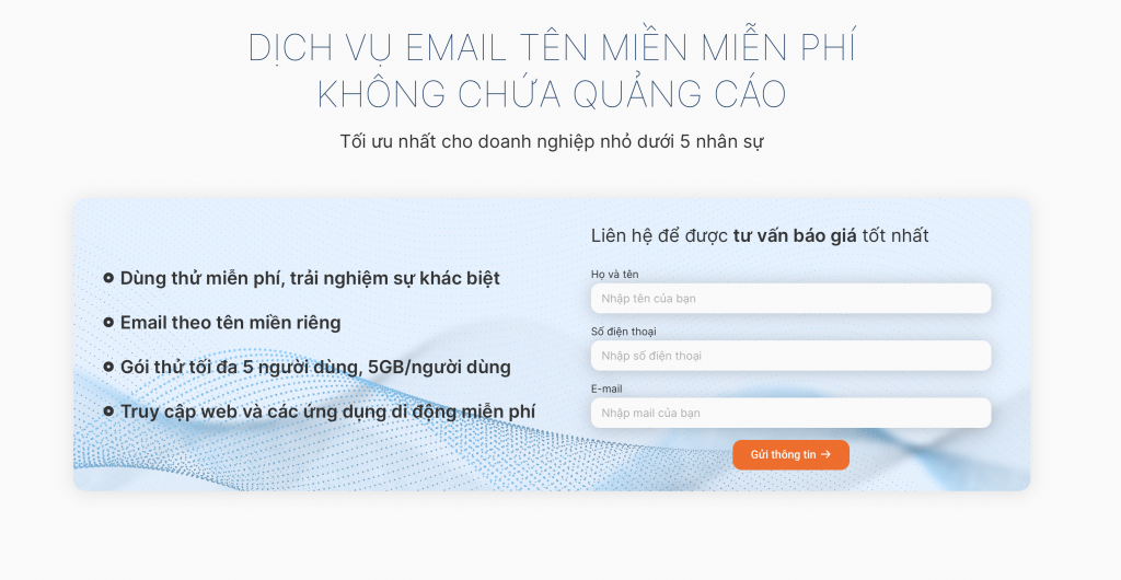 3 cach tao email ten mien rieng 5